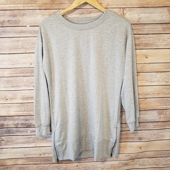 NEW with out tags The Sweatshirt Project Gray Long Sleeve Sweater Dress Small - Picture 1 of 8